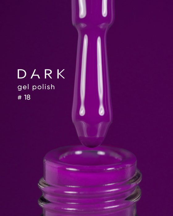 Dark gel polish (new collection) 18, 10 ml