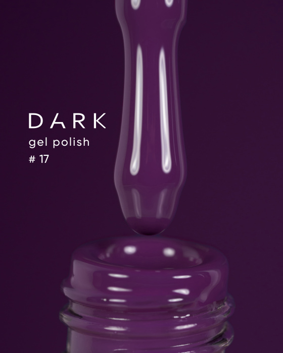 Dark gel polish (new collection) 17, 10 ml